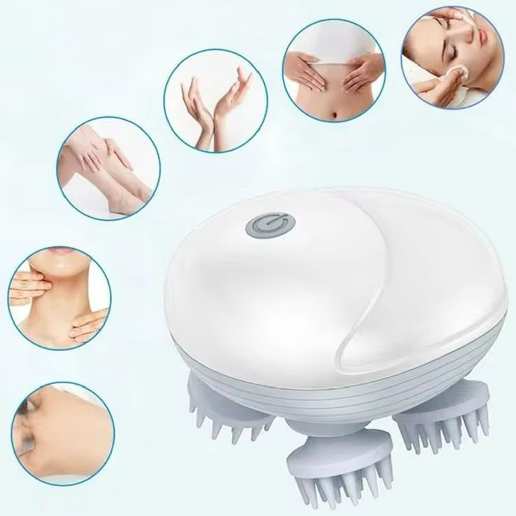 Massageador Recarregável à Prova D'Água IPX7 - Sem Fio para Banho, Massagem Corporal e Viagem