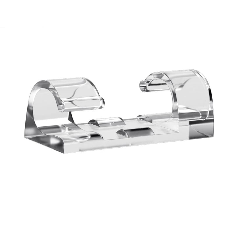 Organizador de Fios Smart com Adesivo Forte | Kit 100 Unidades