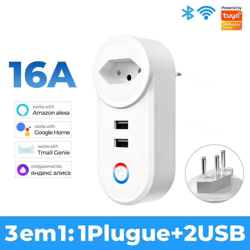 Tomada Inteligente Wi-Fi – Controle por Voz Alexa e Google